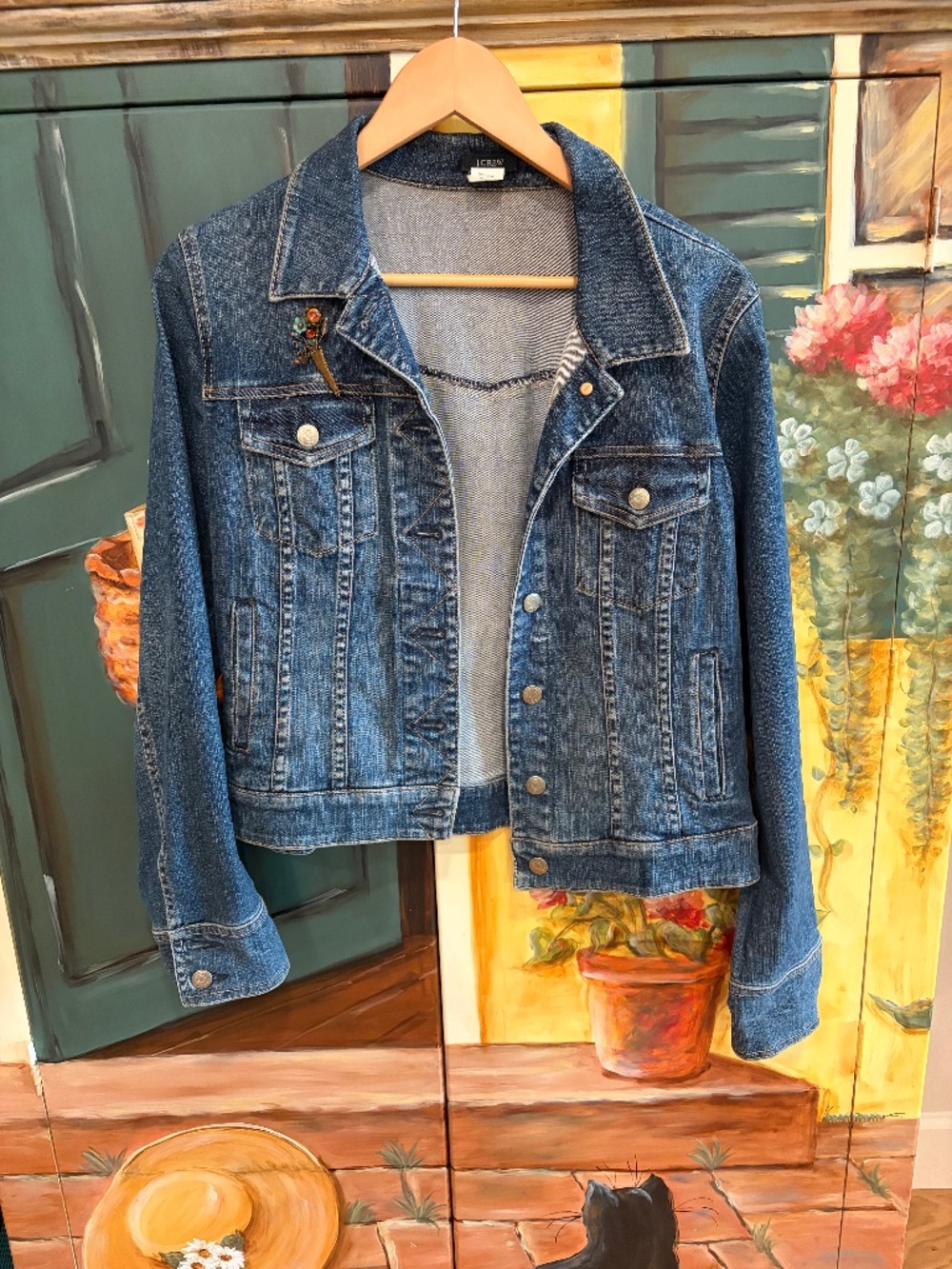 J Crew Jeans Jacket size Large
